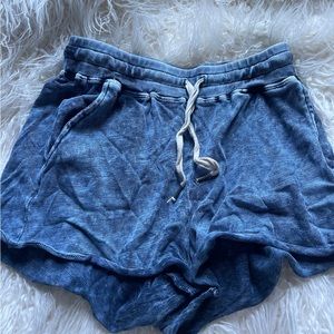 Splendid acid wash lounge shorts